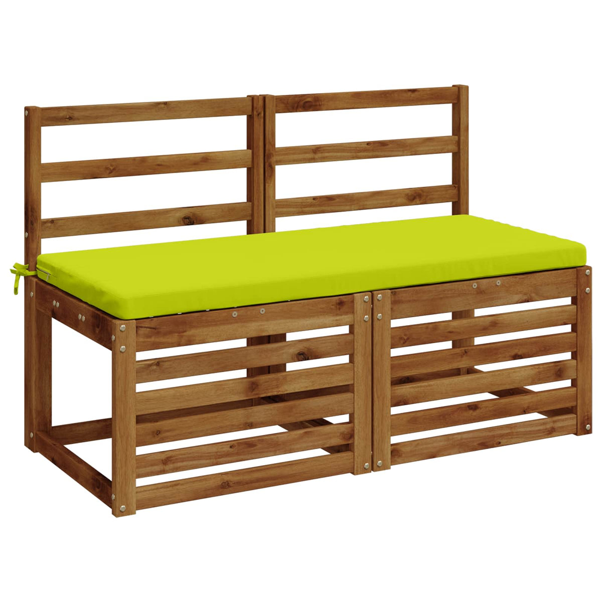 Vidaxl bankkussen soest 100% polyester helder groen 110 x 50 x 5 cm