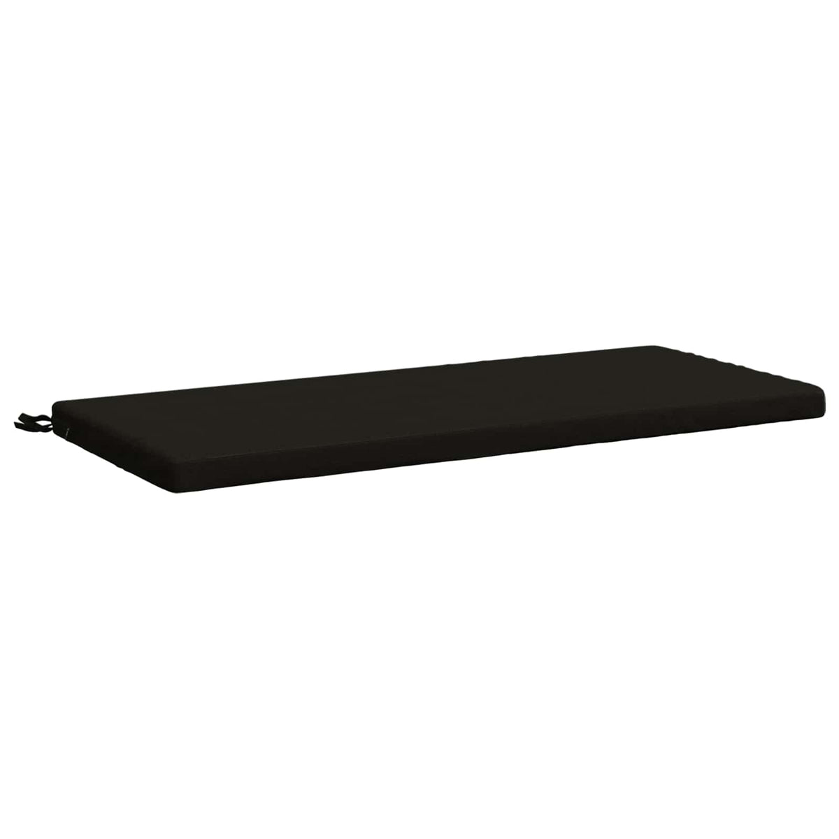 Vidaxl bankkussen soest 100% polyester zwart 120 x 50 x 5 cm
