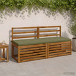 Vidaxl bankkussen soest 100% polyester olijfgroen 140 x 50 x 5 cm