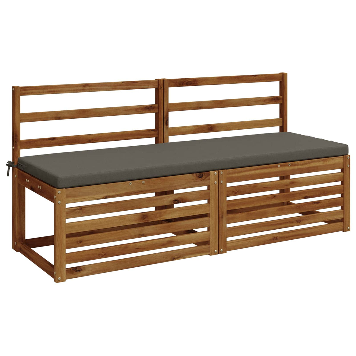 Vidaxl bankkussen soest 100% polyester grijs 140 x 50 x 5 cm