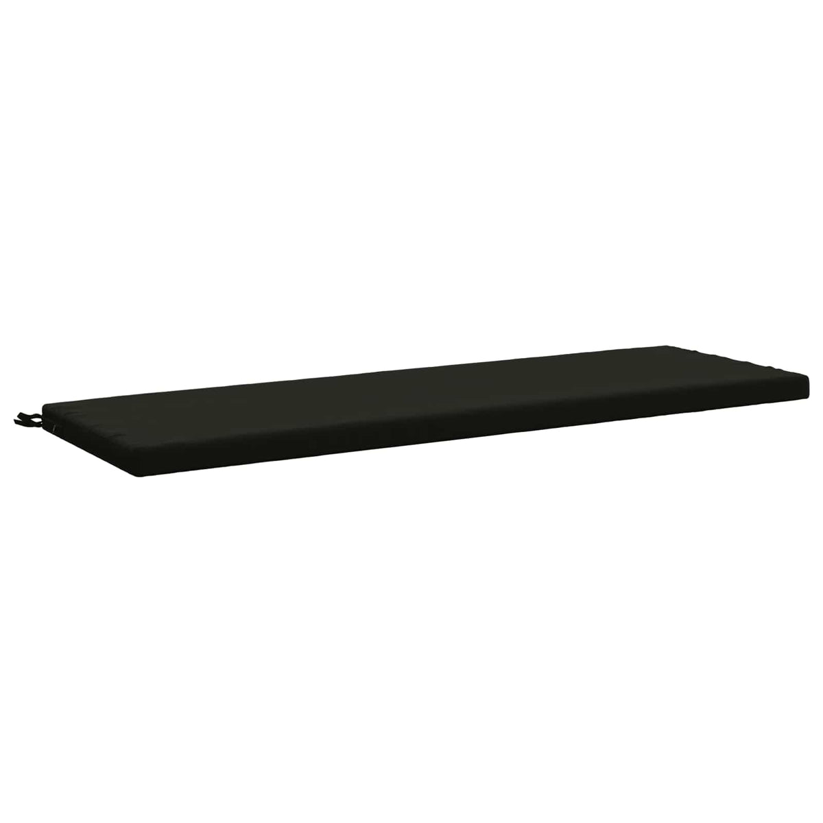 Vidaxl bankkussen soest 100% polyester zwart 140 x 50 x 5 cm