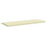 Vidaxl bankkussen soest 100% polyester crèmekleurig 140 x 50 x 5 cm