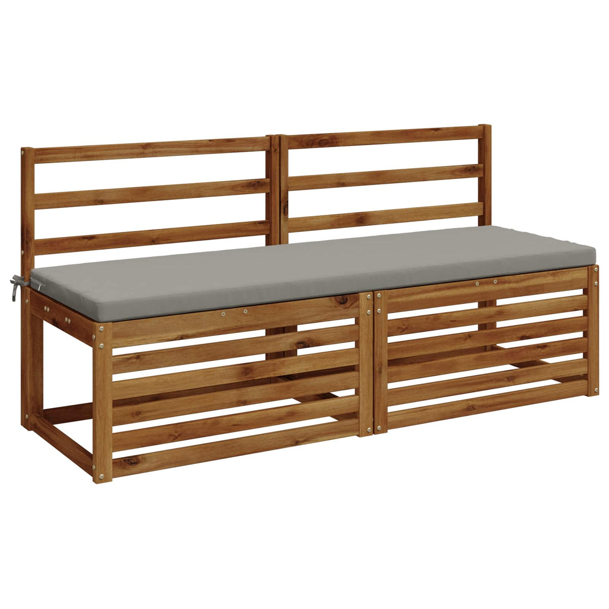 Vidaxl bankkussen soest 100% polyester grijs 140 x 50 x 5 cm
