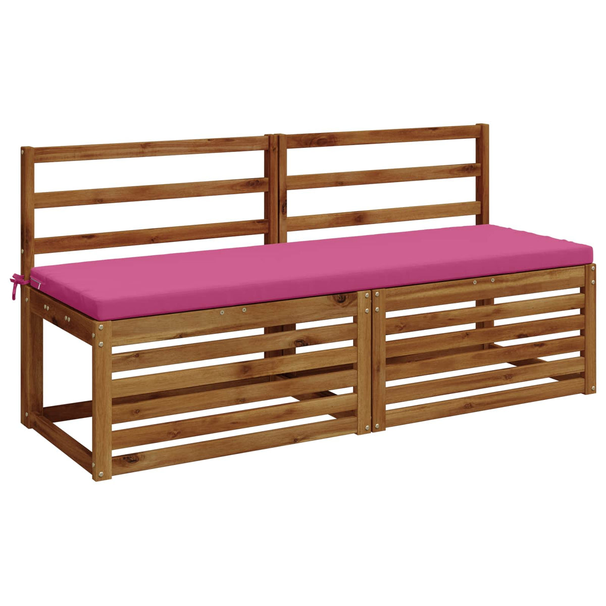 Vidaxl bankkussen soest 100% polyester roze 140 x 50 x 5 cm