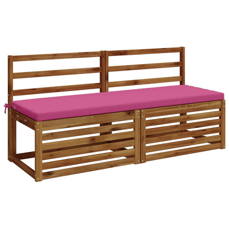 Vidaxl bankkussen soest 100% polyester roze 140 x 50 x 5 cm