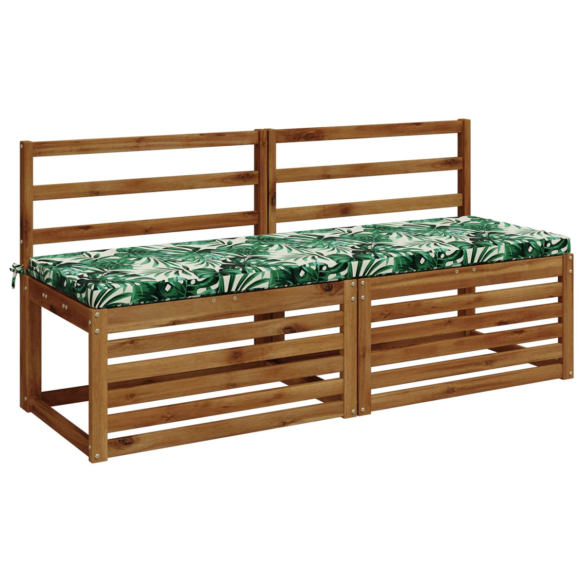Vidaxl 2-delige bankkussens soest 100% polyester bladpatroon