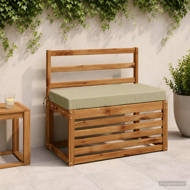 Vidaxl bankkussen soest 100% polyester lichtgroen 60 x 40 x 8 cm