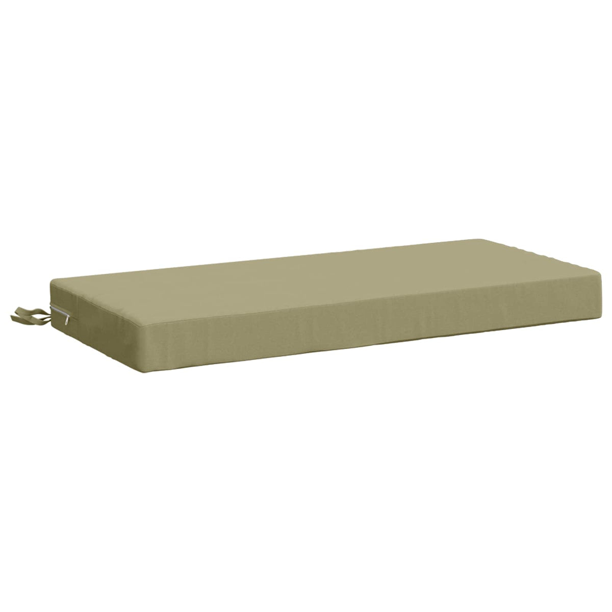 Vidaxl bankkussen soest 100% polyester lichtgroen 60 x 40 x 8 cm