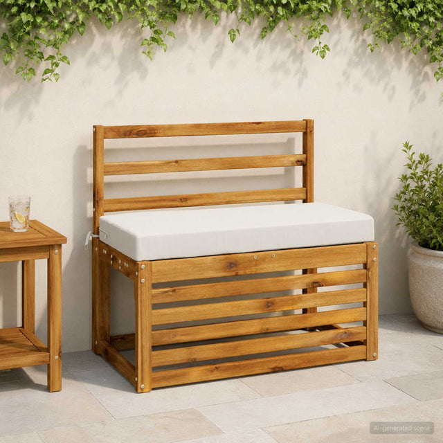 Vidaxl bankkussen soest 100% polyester wit 60 x 40 x 8 cm