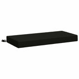 Vidaxl bankkussen soest 100% polyester zwart 60 x 40 x 8 cm