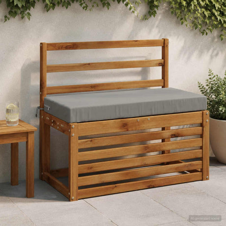 Vidaxl bankkussen soest 100% polyester grijs 60 x 40 x 8 cm