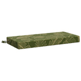 Vidaxl bankkussen soest 100% polyester bladontwerp 60 x 40 x 8 cm