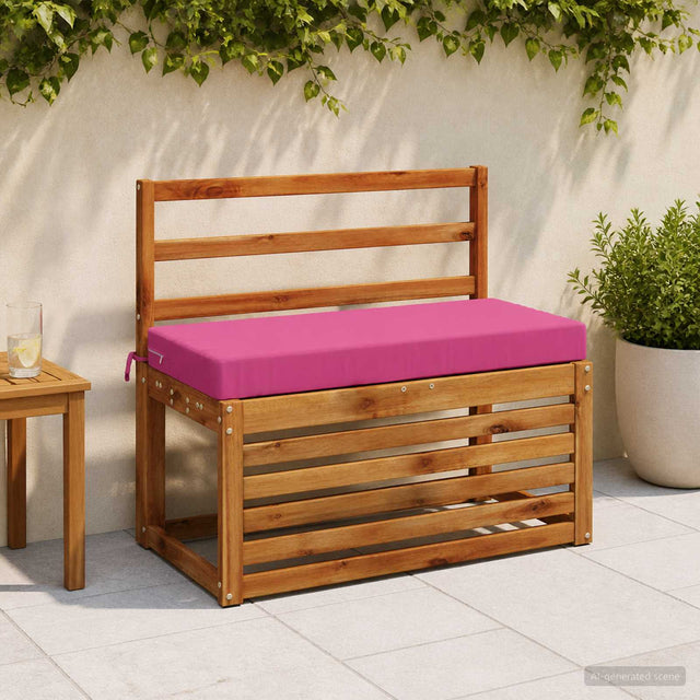 Vidaxl bankkussen soest 100% polyester roze 60 x 40 x 8 cm