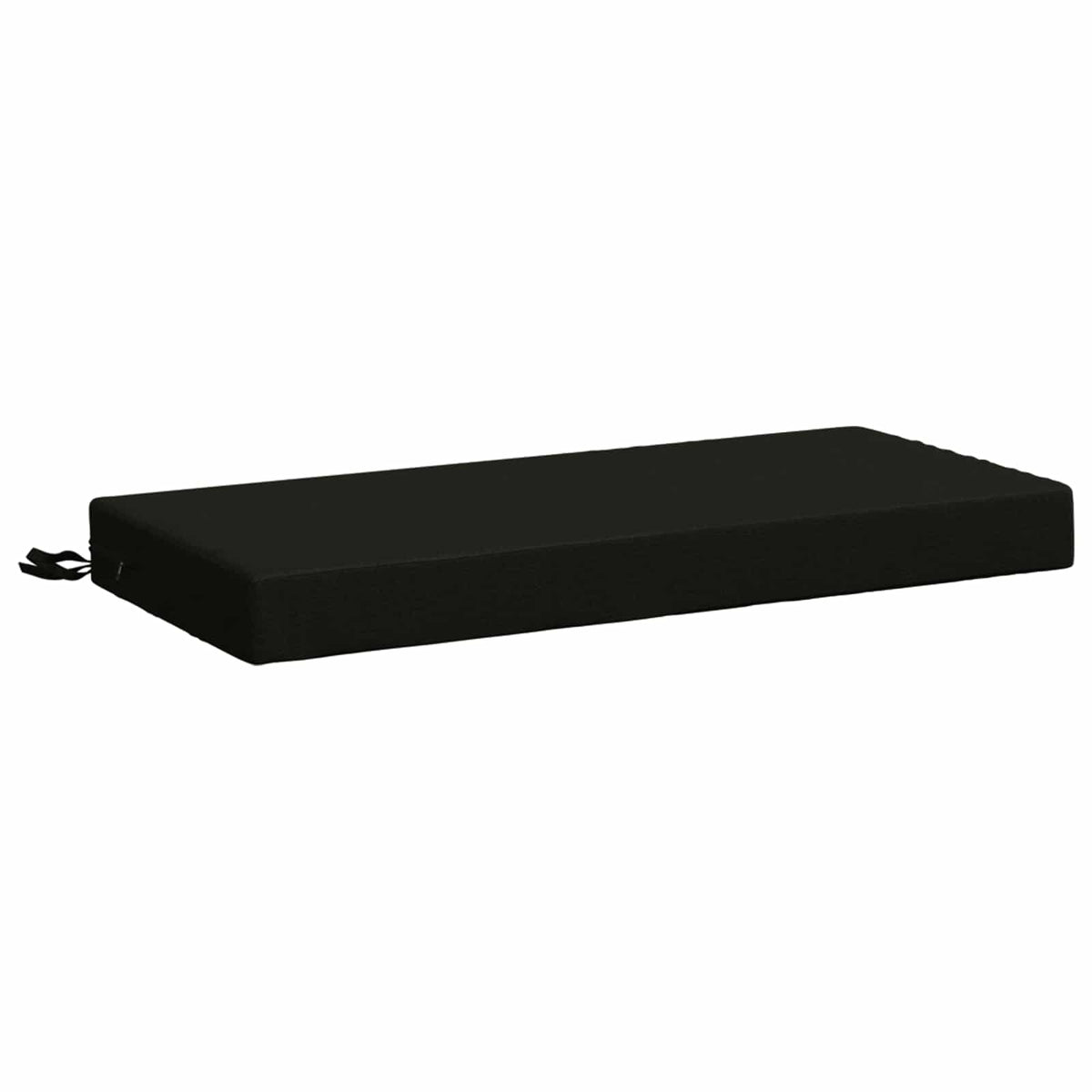 Vidaxl bankkussen soest 100% polyester zwart 80 x 40 x 8 cm