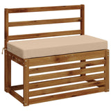 Vidaxl bankkussen soest 100% polyester crèmekleurig 80 x 40 x 8 cm