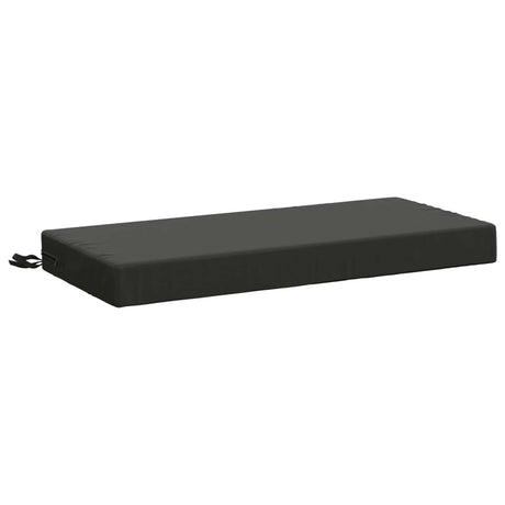 Vidaxl bankkussen soest 100% polyester antraciet 80 x 40 x 8 cm