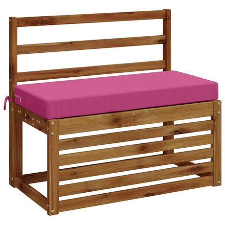 Vidaxl bankkussen soest 100% polyester roze 80 x 40 x 8 cm