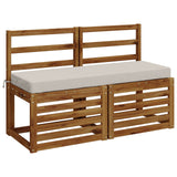 Vidaxl bankkussen soest 100% polyester wit 100 x 40 x 8 cm