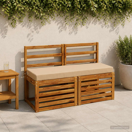 Vidaxl bankkussen soest 100% polyester zand 100 x 40 x 8 cm