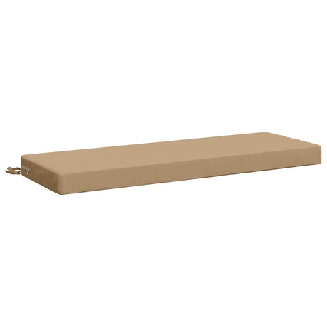Vidaxl bankkussen soest 100% polyester zand 100 x 40 x 8 cm