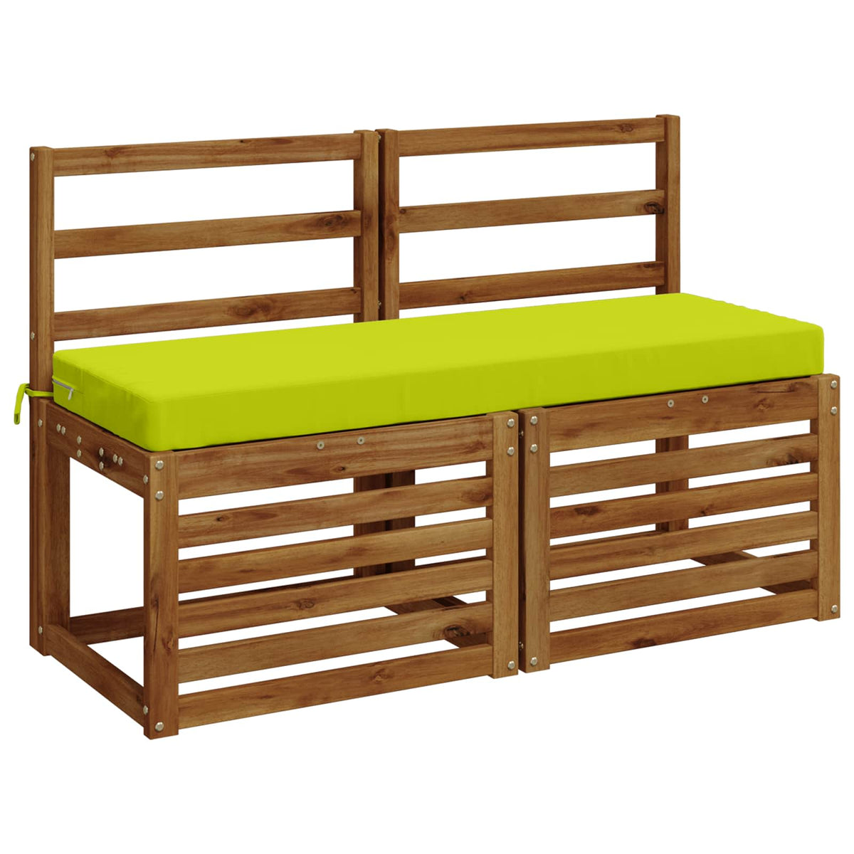 Vidaxl bankkussen soest 100% polyester helder groen 100 x 40 x 8 cm