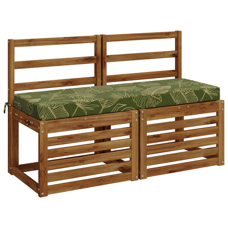 Vidaxl bankkussen soest 100% polyester bladontwerp 100 x 40 x 8 cm