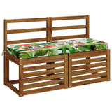 Vidaxl 2-delige bankkussens soest 2 st 100% polyester meerkleurig