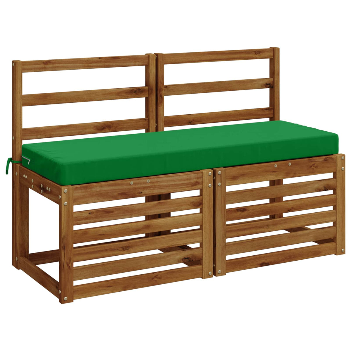 Vidaxl bankkussen soest 100% polyester groen 110 x 40 x 8 cm
