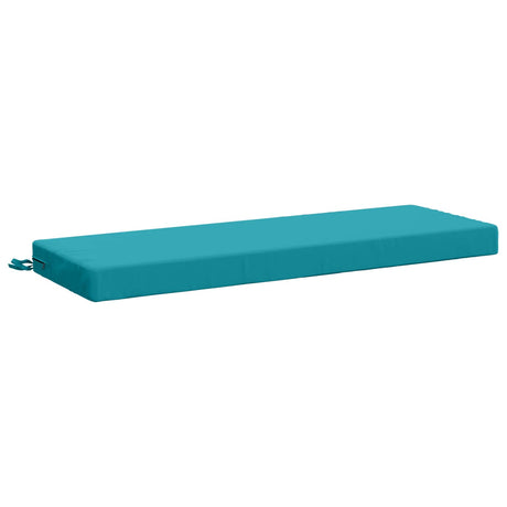 Vidaxl bankkussen soest 100% polyester turquoise 110 x 40 x 8 cm
