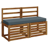 Vidaxl bankkussen soest 100% polyester blauw 120 x 40 x 8 cm