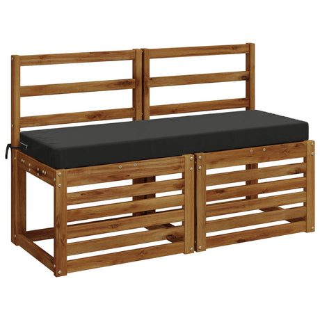 Vidaxl bankkussen soest 100% polyester antraciet 120 x 40 x 8 cm