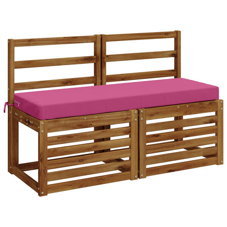Vidaxl bankkussen soest 100% polyester roze 120 x 40 x 8 cm