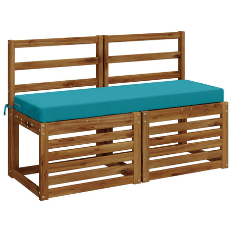 Vidaxl 2-delige bankkussens soest 2 st 100% polyester turquoise