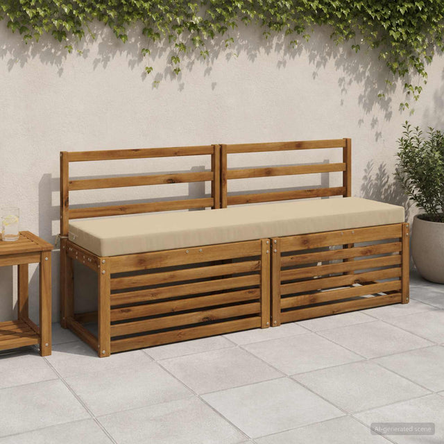 Vidaxl bankkussen soest 100% polyester beige 150 x 40 x 8 cm