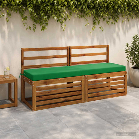 Vidaxl bankkussen soest 100% polyester groen 140 x 40 x 8 cm