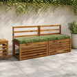 Vidaxl bankkussen soest 100% polyester bladontwerp 150 x 40 x 8 cm