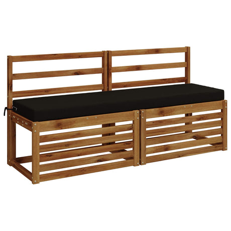 Vidaxl bankkussen soest 100% polyester zwart 150 x 40 x 8 cm