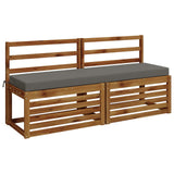 Vidaxl bankkussen soest 100% polyester grijs 150 x 40 x 8 cm