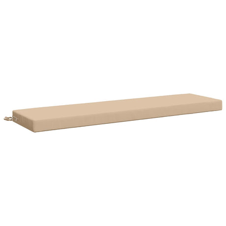 Vidaxl bankkussen soest 100% polyester crèmekleurig 160 x 40 x 8 cm