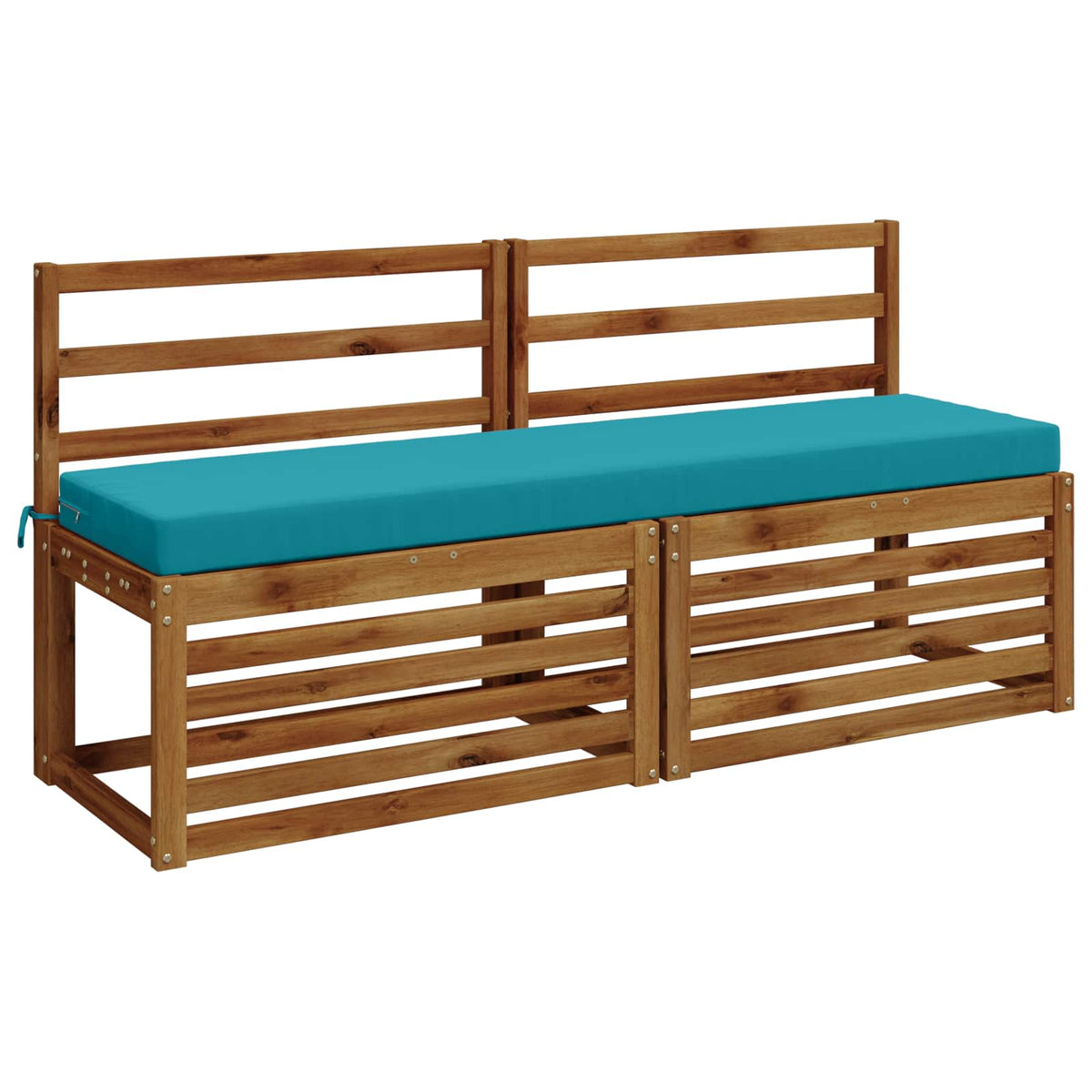 Vidaxl bankkussen soest 100% polyester turquoise 160 x 40 x 8 cm