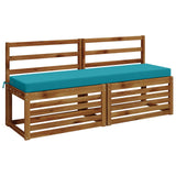 Vidaxl bankkussen soest 100% polyester turquoise 160 x 40 x 8 cm