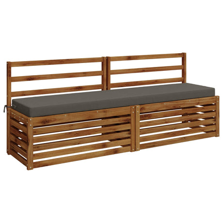 Vidaxl bankkussen soest 100% polyester grijs 170 x 40 x 8 cm