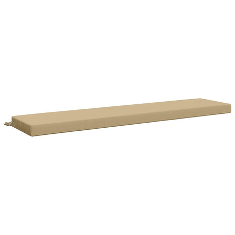 Vidaxl bankkussen soest 100% polyester beige 170 x 40 x 8 cm