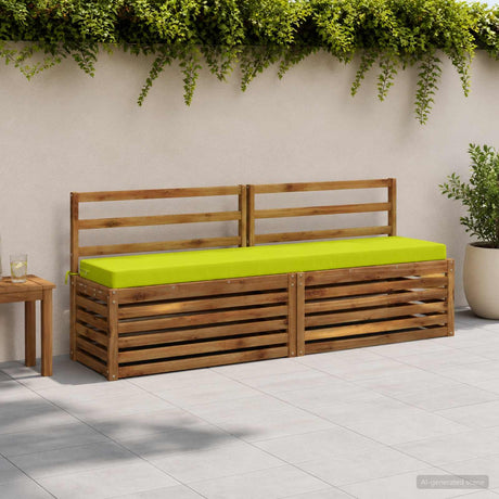 Vidaxl bankkussen soest 100% polyester helder groen 170 x 40 x 8 cm