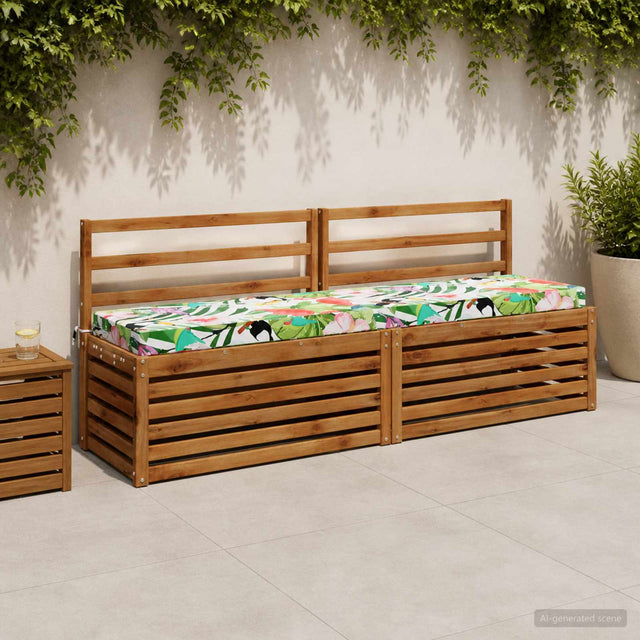 Vidaxl bankkussen soest 100% polyester meerkleurig 180 x 40 x 8 cm