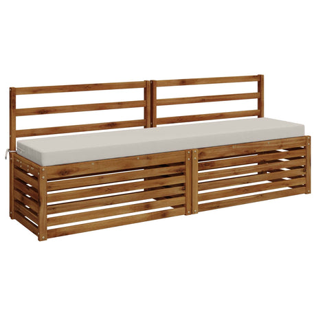 Vidaxl bankkussen soest 100% polyester wit 180 x 40 x 8 cm