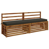 Vidaxl bankkussen soest 100% polyester antraciet 180 x 40 x 8 cm
