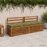 Vidaxl bankkussen soest 100% polyester bladontwerp 200 x 40 x 8 cm