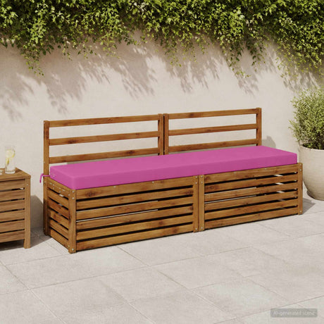 Vidaxl bankkussen soest 100% polyester roze 200 x 40 x 8 cm