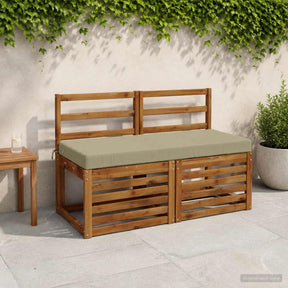 Vidaxl bankkussen soest 100% polyester lichtgroen 110 x 50 x 8 cm